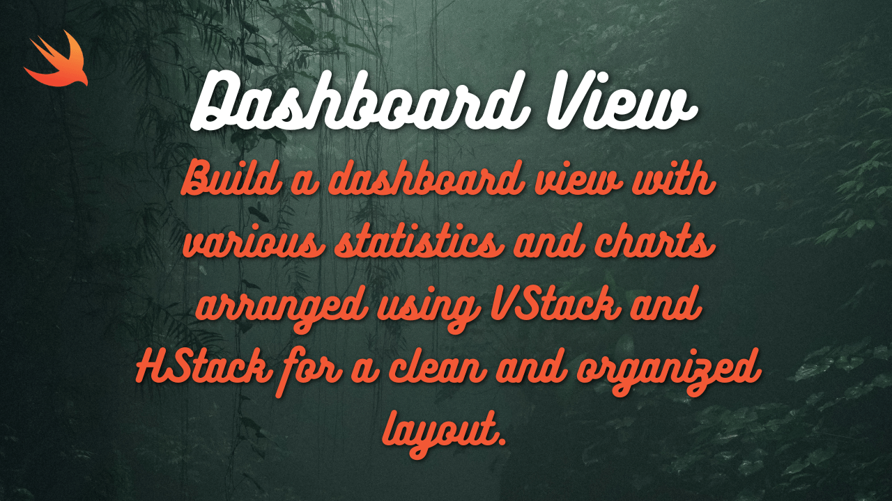 Building a Clean Layout with VStack, HStack, and Charts