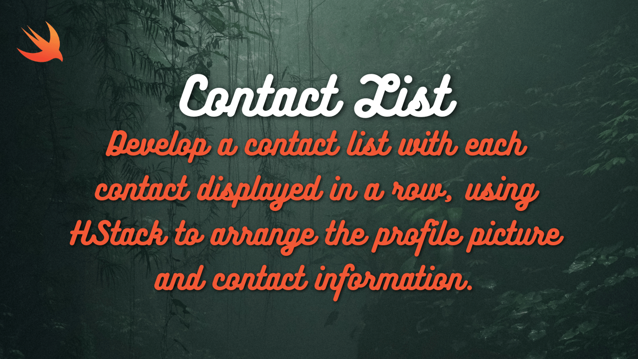 Creating a SwiftUI Contact List with Add Contact Functionality and Bottom Sheet