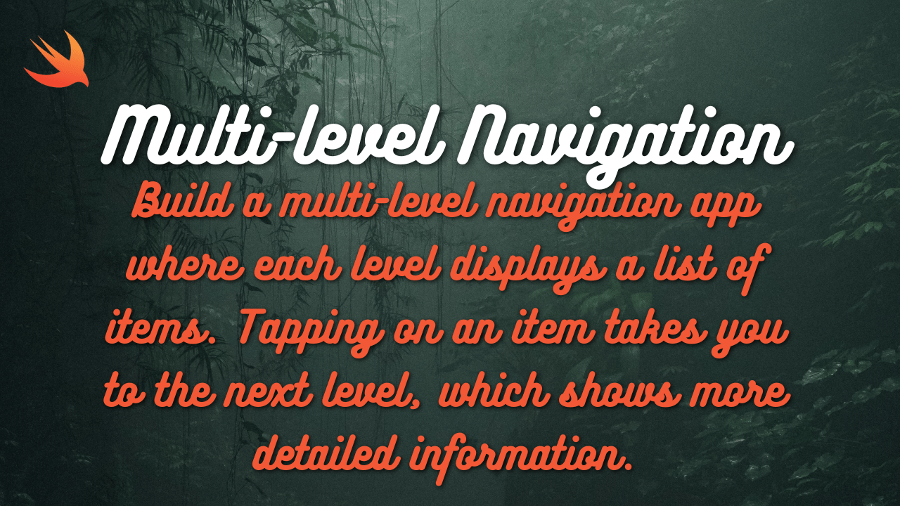 SwiftUI Multi-Level Navigation Tutorial: Creating Drill-Down Lists and Detail Views